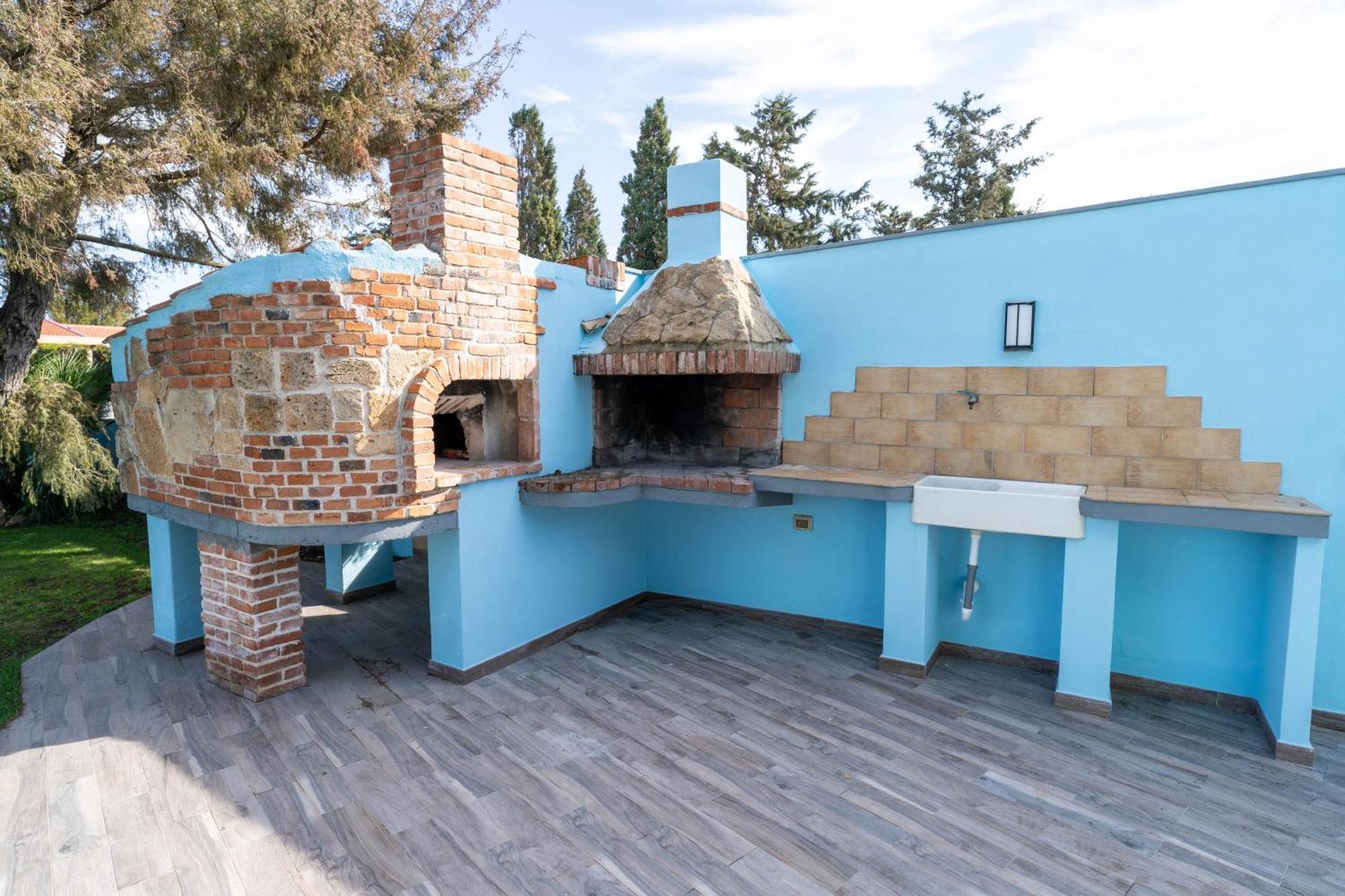 Casa Cao Appartamento "L'Ulivo" Nurachi Bagian luar foto